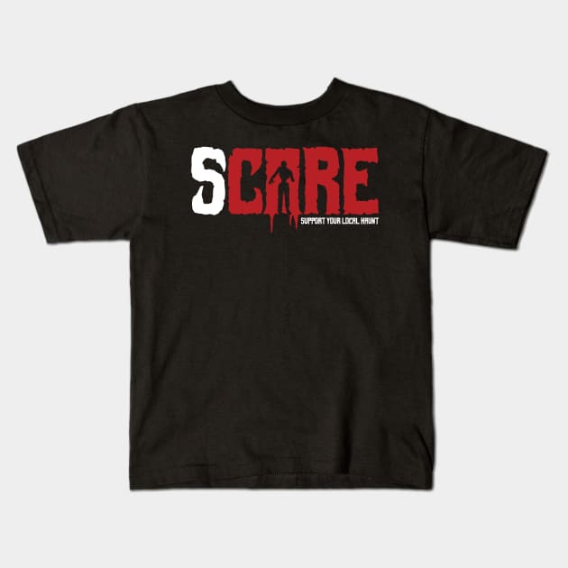 Scaring is Caring! Kids T-Shirt by MacMarlon